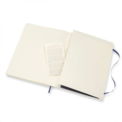 Carnet blanc souple - Saphir - 19 x 25 cm