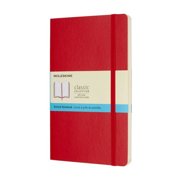 Carnet pointillé souple - Scarlet - 13 x 21 cm