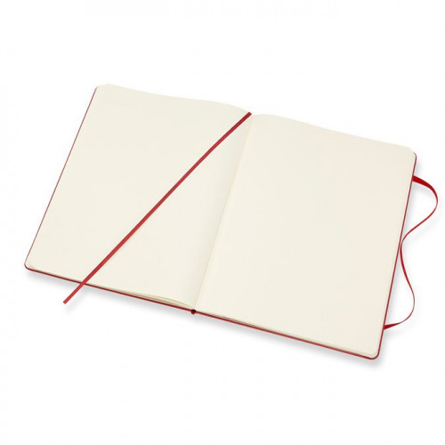 Carnet blanc rigide - Scarlet - 19 x 25 cm