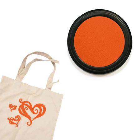 Izink textile - Tampon encreur - Orange - Scrapmalin