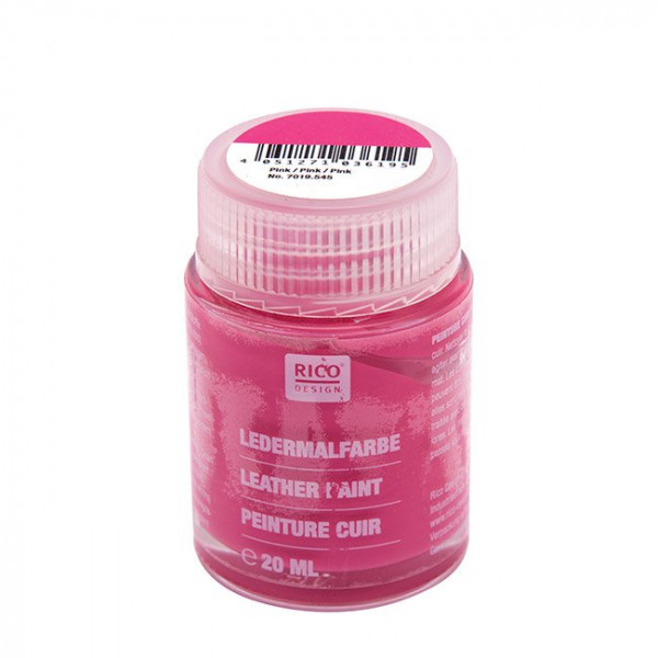 Peinture cuir - pink - 20 ml