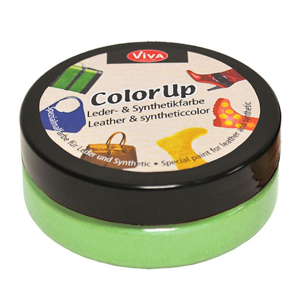 Peinture pour cuir et matières synthétiques Color Up Kiwi 50 ml