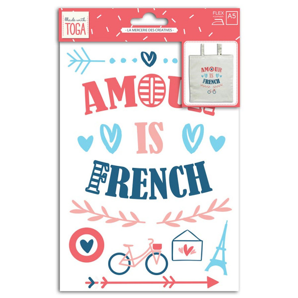 Motif thermocollant Amour - A5