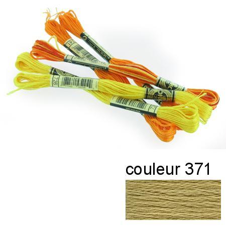 Fil à broder 117 mouliné - couleur 371