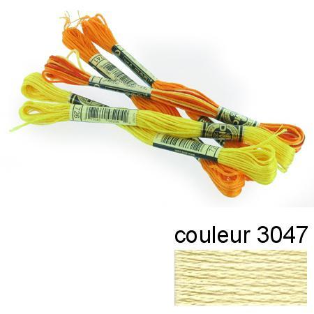 Fil à broder 117 mouliné - couleur 3047