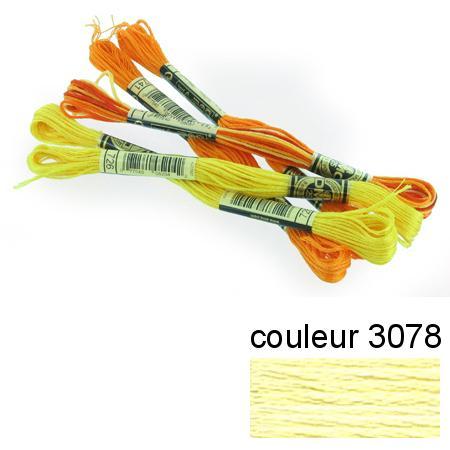 Fil à broder 117 mouliné - couleur 3078