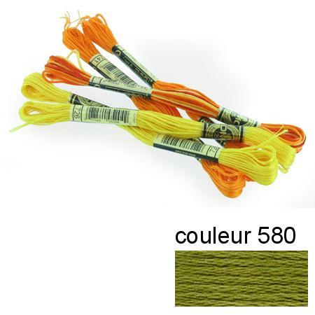 Fil à broder 117 mouliné - couleur 580