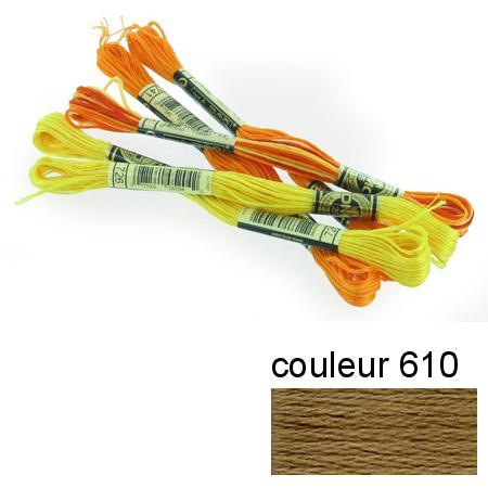 Fil à broder 117 mouliné - couleur 610