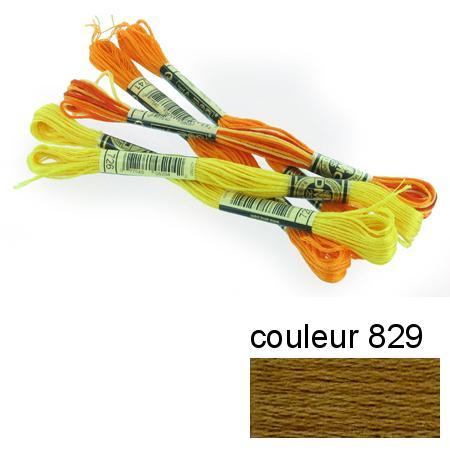 Fil à broder 117 mouliné - couleur 829