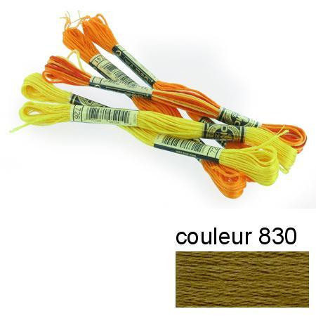 Fil à broder 117 mouliné - couleur 830