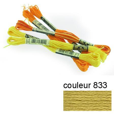 Fil à broder 117 mouliné - couleur 833