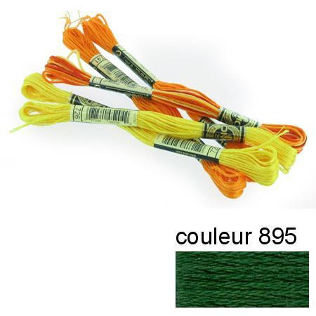 Fil à broder 117 mouliné - couleur 895