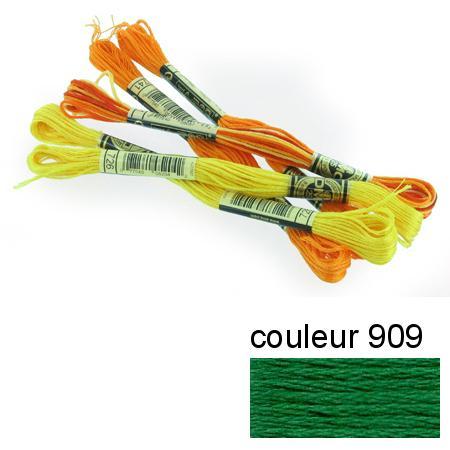 Fil à broder 117 mouliné - couleur 909