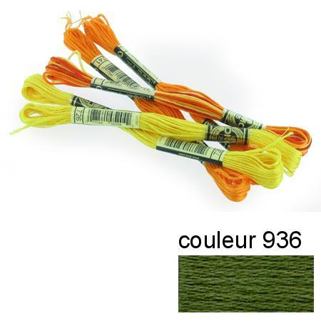 Fil à broder 117 mouliné - couleur 936