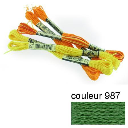 Fil à broder 117 mouliné - couleur 987