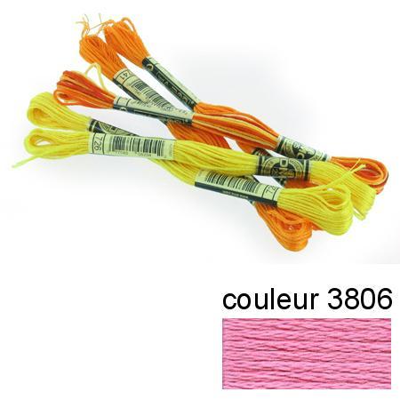 Fil à broder 117 mouliné - couleur 3806