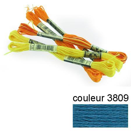 Fil à broder 117 mouliné - couleur 3809