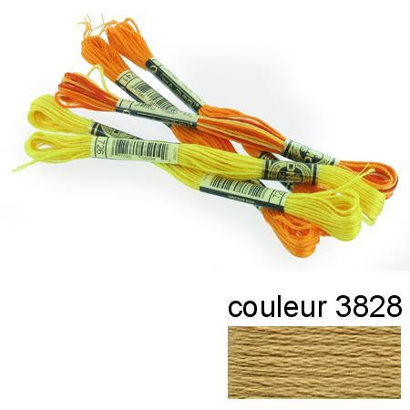 Fil à broder 117 mouliné - couleur 3828