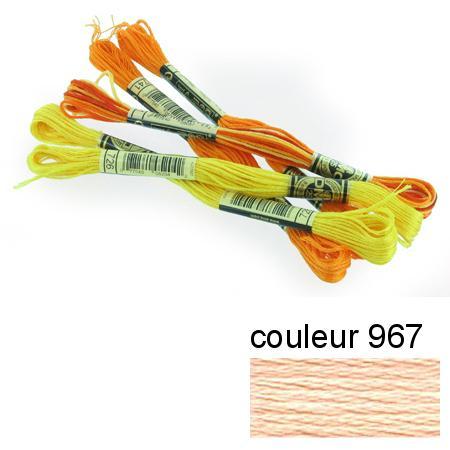 Fil à broder 117 mouliné - couleur 967