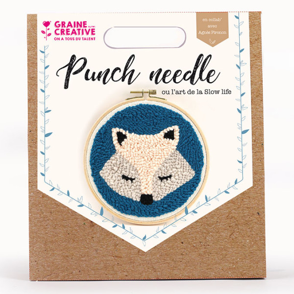 Kit Punch Needle Renard - 20 cm