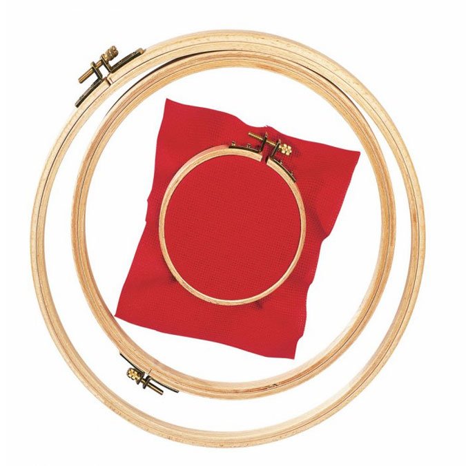 Lot De 30 Petits Cerceaux à Broder 8 Cm En Bambou – Idéal Point De Croix, Broderie Et Artisanat