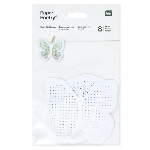 Carton à broder - Pâques - 8 pcs