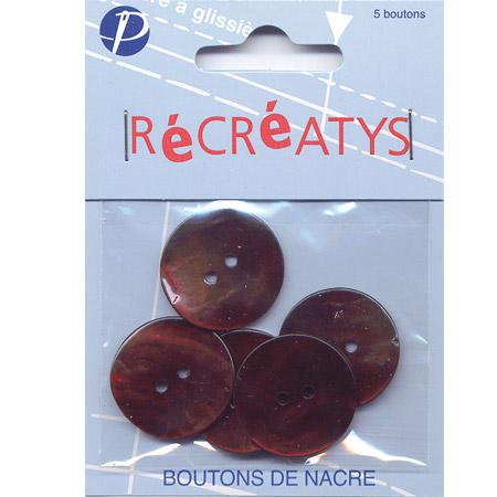 Boutons nacre - Ronds