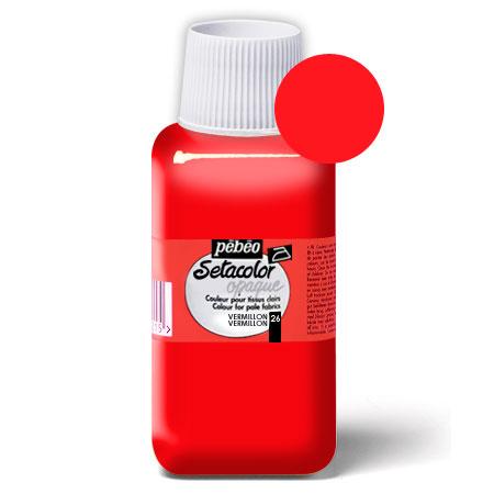 Sétacolor - Opaque vermillon 250 ml - Couleur 26