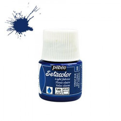 Sétacolor Tissus Clairs - 45 ml - Bleu Cobalt