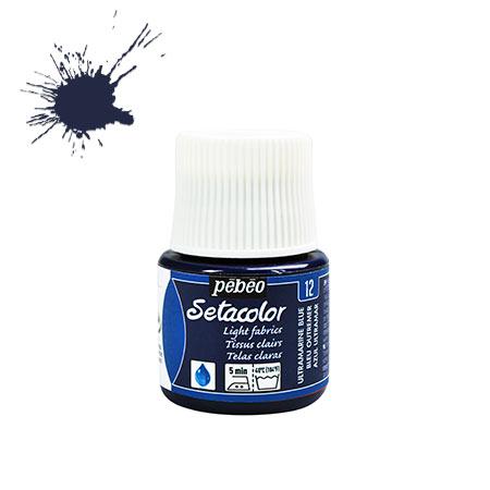 Sétacolor Tissus Clairs - 45 ml - Bleu Outre mer