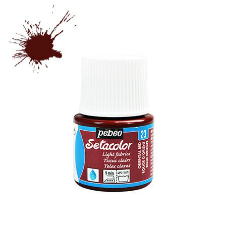 Sétacolor Tissus Clairs - 45 ml - Rouge Orient
