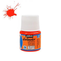 Sétacolor Tissus Clairs - 45 ml - Orange Fluo