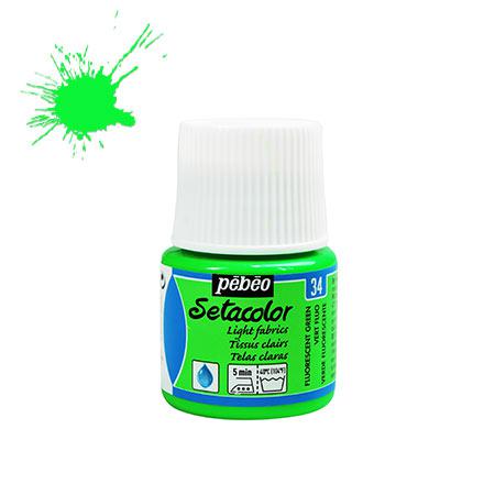 Sétacolor Tissus Clairs - 45 ml - Vert Fluo