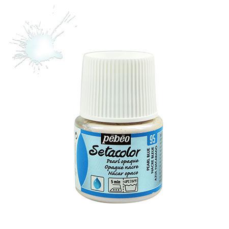 Sétacolor Opaque - 45 ml - Nacre bleu