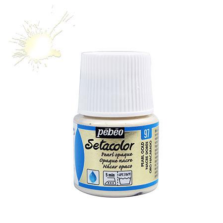 Sétacolor Opaque - 45 ml - Nacre doré