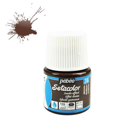 Sétacolor Opaque Effet Daim - 45 ml - Marron