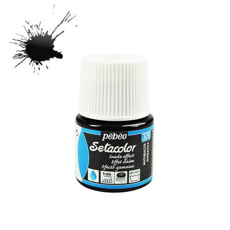 Sétacolor Opaque Effet Daim - 45 ml - Anthracite