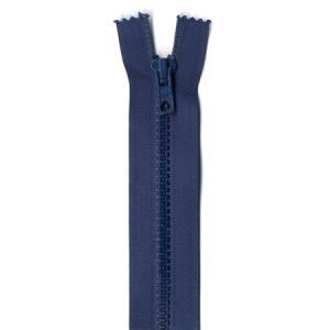 Fermeture « Eclair » nylon séparable 50 cm - Bleu bugatti