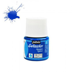 Sétacolor Opaque - 45 ml - Bleu cobalt