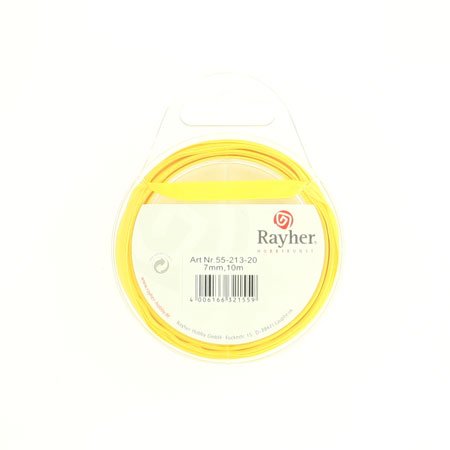 Ruban satin - Jaune - 0,7 cm x 10 m