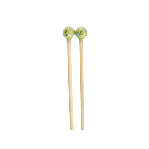 Aiguilles à tricoter en bambou - N° 4.5 - vert pâle