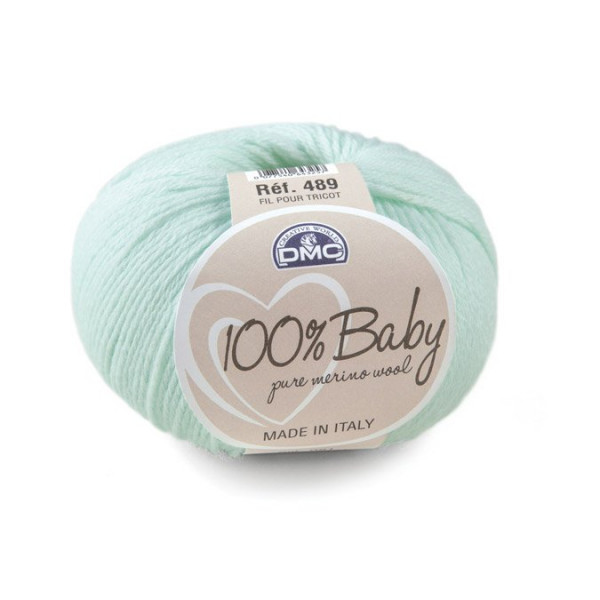 Laine 100% Baby - 50 g - vert d'eau