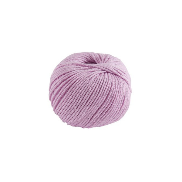Fil à tricoter, crocheter Natura Medium - rose-parme 136 - 50 g