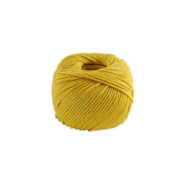 Fil à tricoter, crocheter Natura Medium - bouton d'or 99 - 50 g