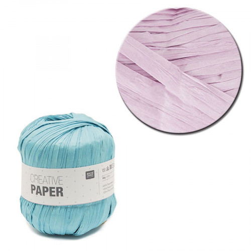 Creative Paper - Papier à crocheter - Lilas - 55 m