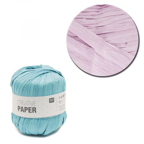Creative Paper - Papier à crocheter - Lilas - 55 m