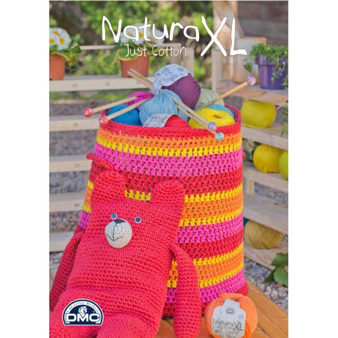 Fil à Tricoter 100% Coton Natura Fizz - Multicolore, Couleur 24, Made In France