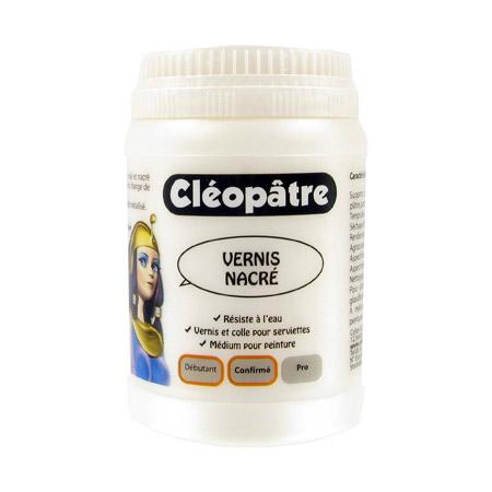 CLEOPATRE- VERNIS COLLE Transparent brillant séchage rapide- Sans