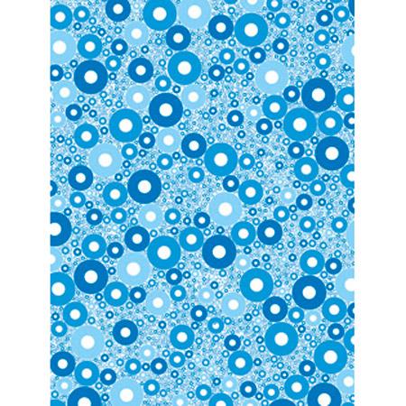 Feuille Decopatch - Anneaux Bleu - 30 x 40 cm
