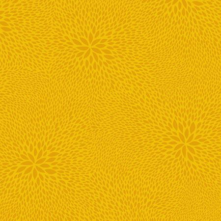 Feuille Décopatch - Rosaces sur fond jaune - 654 - 30 x 40 cm